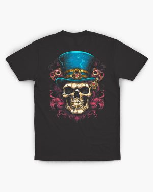 Blue Hat Skull