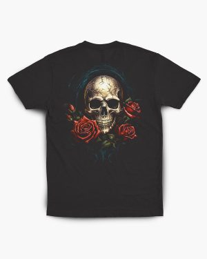 Scarlet Bloom Skull