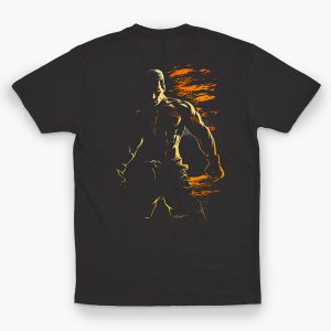 Muay Thai Fighter Silhouette