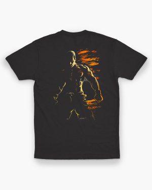 Muay Thai Fighter Silhouette